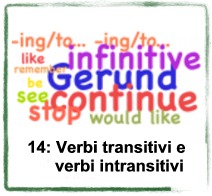 verbi transitivi e intransitivi
